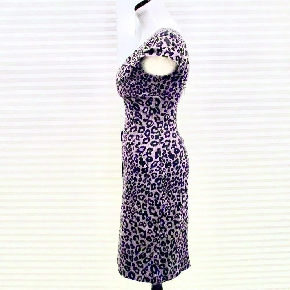 BB Dakota Fitted Leopard Dress